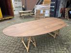 Tafelblad Organic l Whoon l Meubilex l van €1731 voor €399, Huis en Inrichting, Tafels | Eettafels, Ophalen, Gebruikt, 100 tot 150 cm