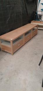 2.20 eiken greywash kwaliteits tv meubel, Ophalen, Zo goed als nieuw, 200 cm of meer, Minder dan 100 cm