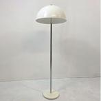 Bauhaus jaren 70 mushroom vloerlamp chrome met wit, Ophalen, Gebruikt, Metaal, 150 tot 200 cm