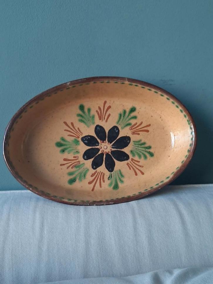 Mooie Provençaalse Ovenschaal - 20x30 cm, Antiek en Kunst, Antiek | Keramiek en Aardewerk, Ophalen of Verzenden