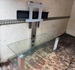 Sonorous TV Meubel met Glazen Planken, Ophalen, Gebruikt, 100 tot 150 cm, Glas