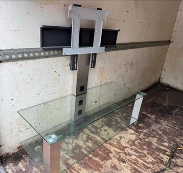 Sonorous TV Meubel met Glazen Planken beschikbaar voor biedingen
