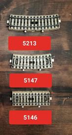 Marklin schakelrails M-rails HO 5145 5146 5213, Wisselstroom, Gebruikt, Rails, Ophalen of Verzenden