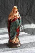 Antieke mooie Maria beeld van gips, Ophalen of Verzenden