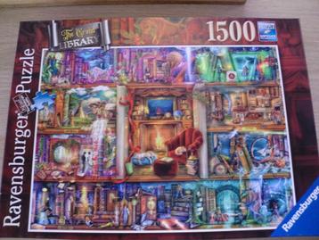 Ravensburger legpuzzel, De grote Bibliotheek, 1500 stukjes beschikbaar voor biedingen