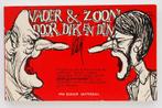 Vader & zoon door dik en dun (1973), Boeken, Humor, Cartoons, Zo goed als nieuw, Verzenden