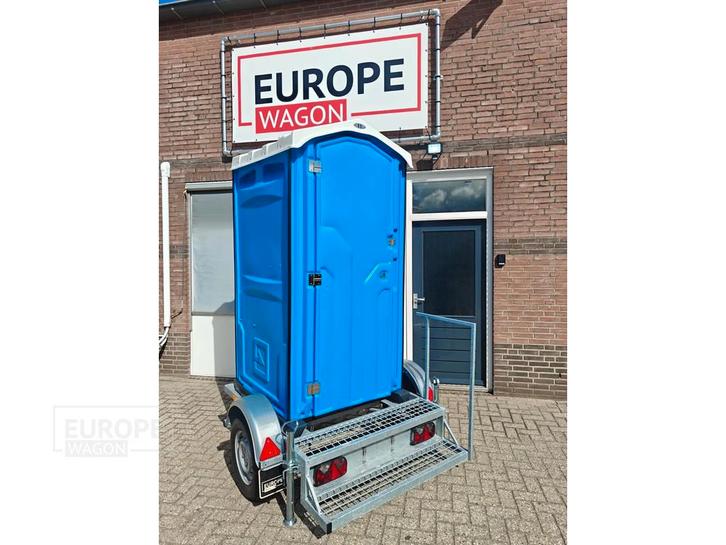 DIXI Aanhanger EuropeWagon DIXI - Toiletcabine - wc aanhange, Auto diversen, Aanhangers en Bagagewagens, Gebruikt