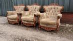 4 Lodewijk barok fauteuils, Antiek en Kunst, Antiek | Meubels | Stoelen en Banken, Ophalen