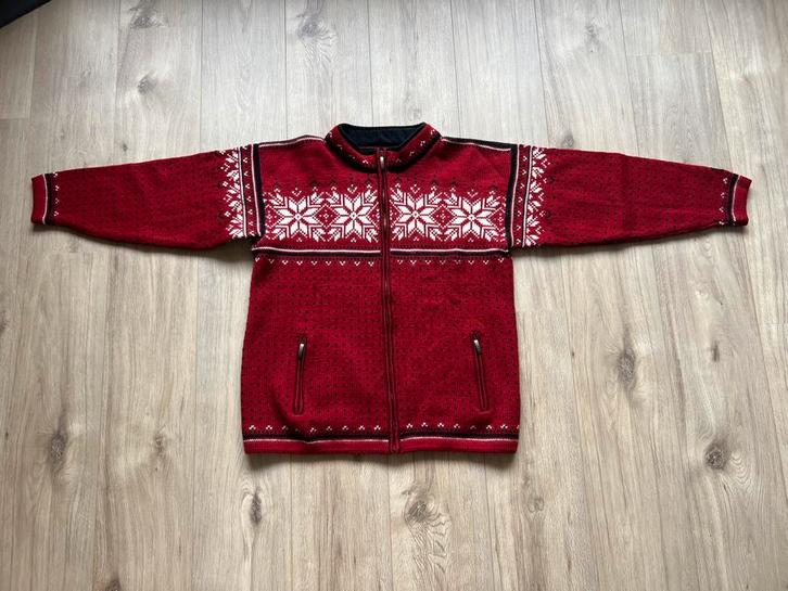 Dale of Norway Classic Noors wollen vest mt M, Kleding | Heren, Truien en Vesten, Zo goed als nieuw, Maat 52/54 (L), Rood, Ophalen of Verzenden