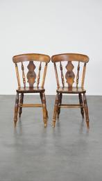 Set van 2 antieke eetkamerstoelen uit midden 19e eeuw, Ophalen