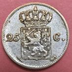 25 cent 1825 Utrecht, Zfr., Postzegels en Munten, Munten | Nederland, Koning Willem I, Zilver, Ophalen of Verzenden, Losse munt