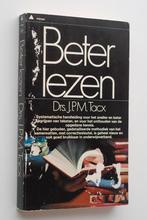 Beter lezen - Sneller en beter begrijpen van teksten (1977), Boeken, Verzenden, Alpha, Zo goed als nieuw