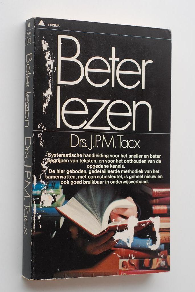 Beter lezen - Sneller en beter begrijpen van teksten (1977), Boeken, Studieboeken en Cursussen, Zo goed als nieuw, Alpha, Verzenden