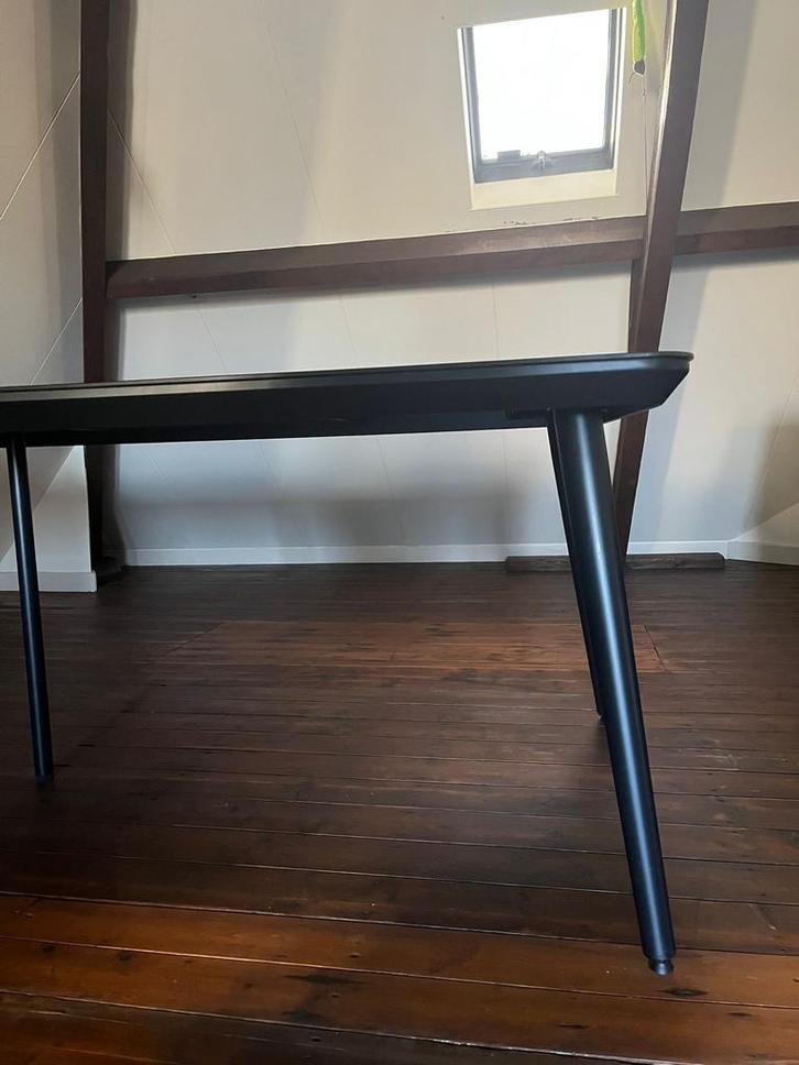 Zwarte Hartman Tafel - Zo Goed Als Nieuw!, Huis en Inrichting, Fauteuils, Zo goed als nieuw, Kunststof, 75 tot 100 cm, 150 cm of meer