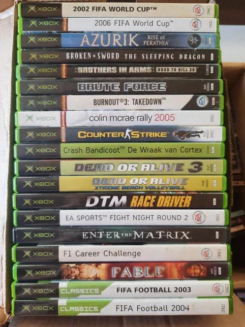 XBOX Games o.a. Tony Hawk, Fifa, Race games, Spelcomputers en Games, Games | Xbox Original, Zo goed als nieuw, Puzzel en Educatief