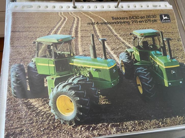 Tractorfolders, Boeken, Catalogussen en Folders, Zo goed als nieuw, Folder, Ophalen of Verzenden