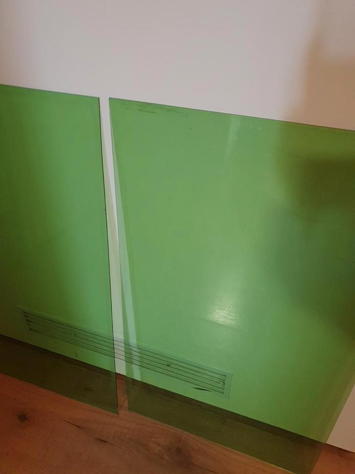 Tiffany glas in lood gekleurd glasplaten groen, Hobby en Vrije tijd, Knutselen, Materiaal, Ophalen