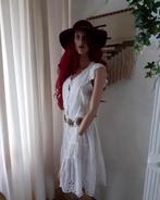 Boho broderie zomerjurkje, Ophalen of Verzenden, Zo goed als nieuw, Maat 38/40 (M), Boven de knie