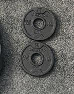 2x 0,5kg halterschijven / weight plates, Sport en Fitness, Fitnessmaterialen, Ophalen, Zo goed als nieuw