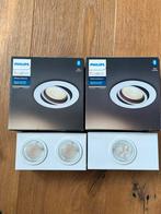 Philips Hue GU10 3 +2 Miliskin Inbouw Spots - Nieuw!, Ophalen of Verzenden, Nieuw, Kunststof, Minder dan 50 cm