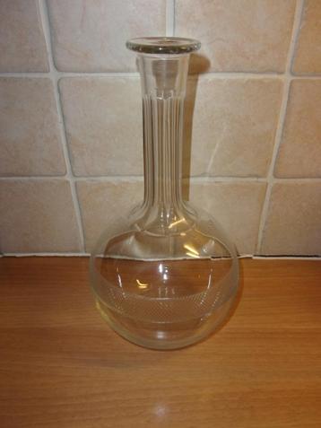 Vintage glazen karaf vaas kristal glas romertje glaasje beschikbaar voor biedingen