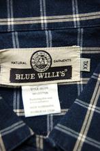 NIEUWE BLUE WILLI'S blouse, geruit shirt, d. blauw, Mt. XXL, Kleding | Dames, Nieuw, Blauw, Blue Willi's, Maat 46/48 (XL) of groter