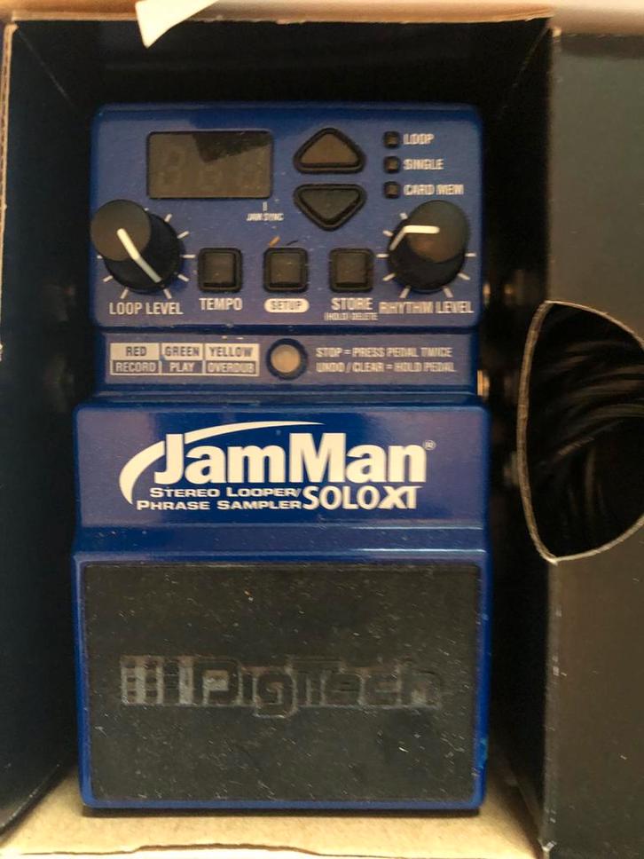 Digitech JamMan Solo XT Looper Pedal, Muziek en Instrumenten, Effecten, Zo goed als nieuw, Delay of Echo, Ophalen of Verzenden