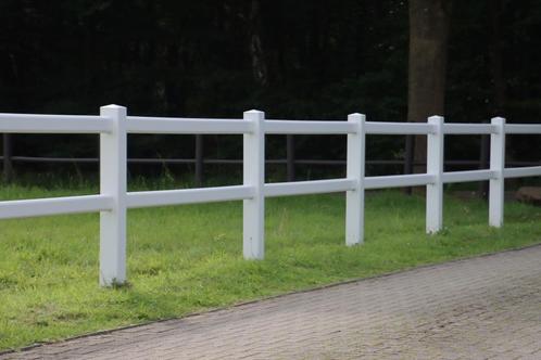 6. Kunststof hekwerk | Kunststof omheining wit | plastic hek, Dieren en Toebehoren, Stalling en Weidegang, Weidegang, 4 paarden of pony's of meer