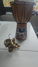 Ibiza Djembe met Gouden Salamander, Ophalen of Verzenden, Zo goed als nieuw, Overige merken