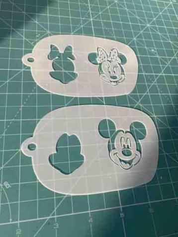 Super kwaliteit top Schmink sjablonen Mickey \ Minny  beschikbaar voor biedingen