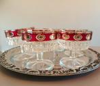 Vintage glazen set Stampi Francolini, Antiek en Kunst, Antiek | Glas en Kristal, Ophalen of Verzenden
