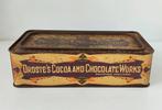 Oud Droste Cacao Chocolade Haarlem Art Deco Reclame Blik, Verzamelen, Verzenden, Gebruikt