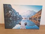 Schilderij Canvas boot op meer 120x80cm, Ophalen