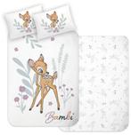 Bambi Baby Dekbedovertrek - 100 x 135 - Disney, Meisje, Wit, Dekbedovertrek, Nieuw