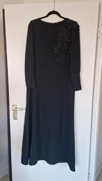 Zwarte Abiye Feestjurk Maat 42, Kleding | Dames, Ophalen of Verzenden, Zo goed als nieuw, Maat 42/44 (L), Zwart