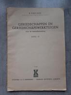 Gereedschappen 1950 Gereedschappenwerktuigen boek, Boeken, Techniek, Ophalen of Verzenden, Gelezen, Metaaltechniek