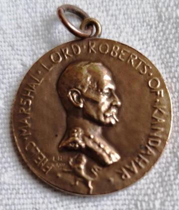 Antieke medaille Field Marshal Lord Roberts van Kandahar beschikbaar voor biedingen