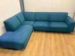 Mooie luxe blauw groene turquoise hoekbank - GEREINIGD!!!, Huis en Inrichting, Ophalen, 250 tot 300 cm, Luxe, Hoekbank