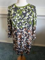 Expresso, mooie jurk groen/koperkleur, lurexdraadje XL, Maat 46/48 (XL) of groter, Zo goed als nieuw, Knielengte, Groen