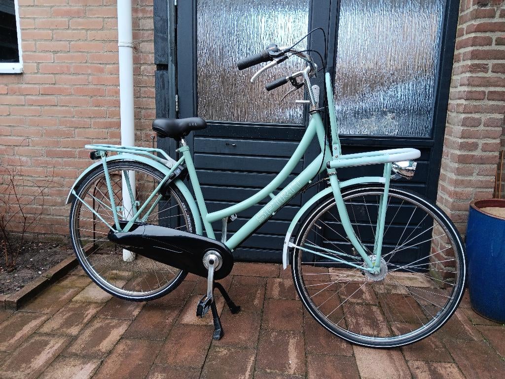 damesfiets transporter 28 inch., Fietsen en Brommers, Fietsen | Dames | Damesfietsen, Versnellingen, Zo goed als nieuw, 50 tot 53 cm