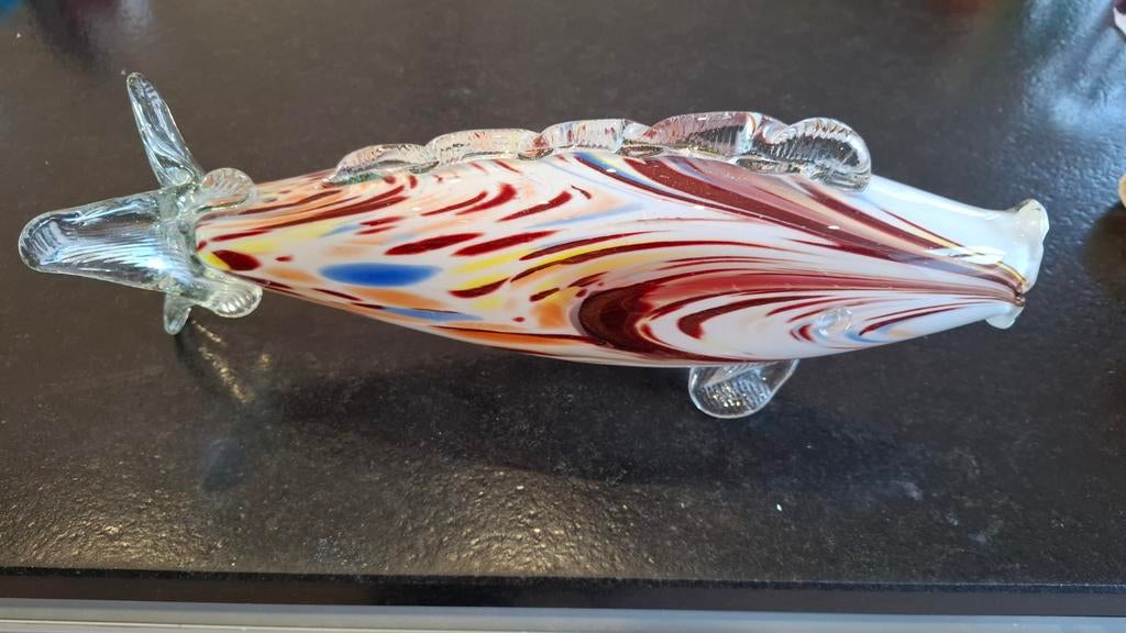 Murano vis ornament / vaas - vintage - 31cm, Ophalen of Verzenden