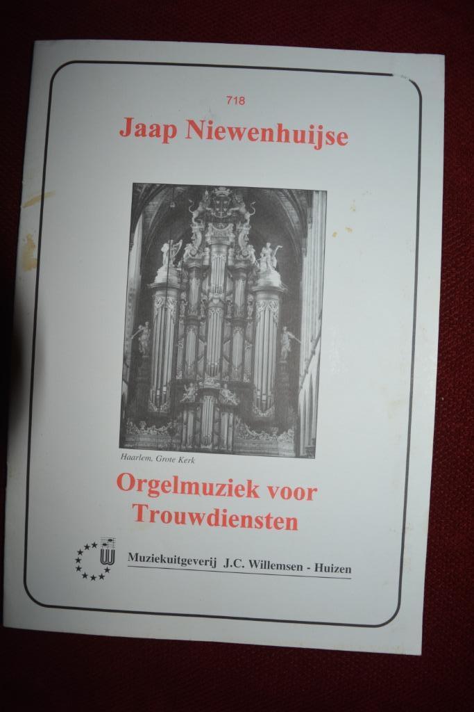 orgelmuziek voor trouwerijen, Jaap Nieuwenhuijse, Boeken, Muziek, Gelezen, Instrument, Ophalen of Verzenden
