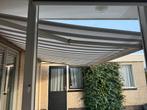 Elektrisch zonnescherm - 4 meter breed, 2.30 meter diep, Tuin en Terras, Gebruikt, Elektrisch, Ophalen of Verzenden, 150 tot 300 cm