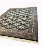 Handgeknoopt Perzisch tapijt Bokhara Oosters vloerkleed wol, 200 cm of meer, 200 cm of meer, Groen, Rechthoekig