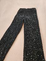 Glitter/pailetten broek zwart meisje maat 146, Ophalen of Verzenden, Zo goed als nieuw, Meisje, Broek