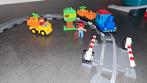 Duplo Trein met Rails en Oogst Set, Kinderen en Baby's, Speelgoed | Duplo en Lego, Ophalen of Verzenden, Zo goed als nieuw, Complete set