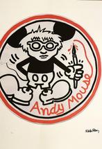 Keith Haring (1958-1990) - Andy Mouse, Antiek en Kunst, Kunst | Litho's en Zeefdrukken, Ophalen of Verzenden