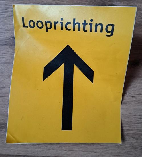 Vloer sticker Corona looprichting pijl 25 cm bij 30 cm, Verzamelen, Stickers, Nieuw, Overige typen, Ophalen of Verzenden