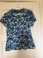 King Louie blouse maat M, Maat 38/40 (M), Blauw, Ophalen of Verzenden, Zo goed als nieuw