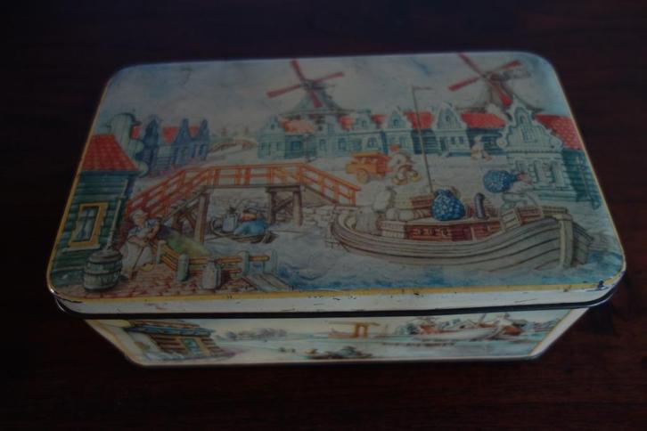 Koekblik Zaanse Schans, Verzamelen, Blikken, Gebruikt, Koek(jes), Ophalen of Verzenden